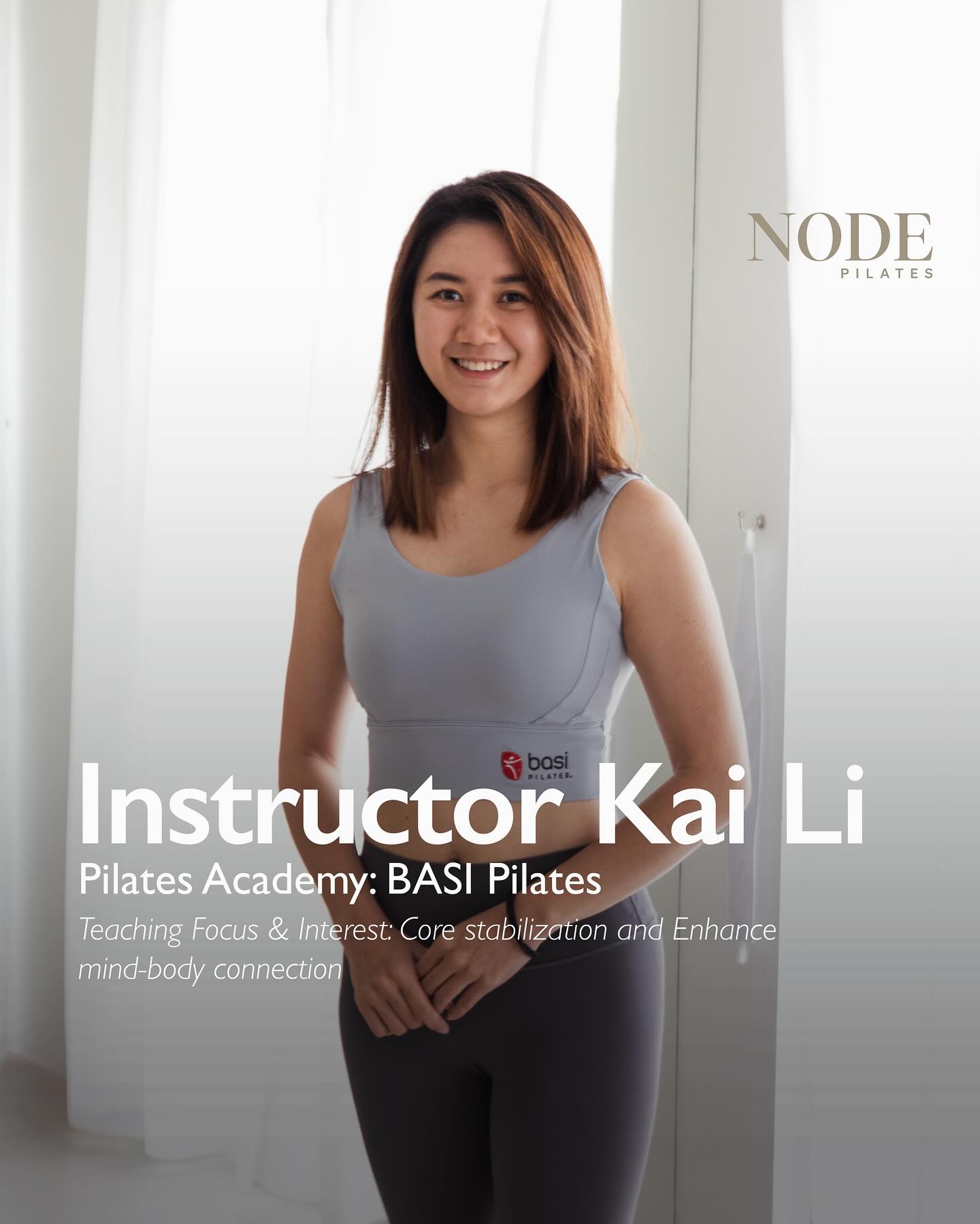 Kai Li — BASI Certified Pilates Instructor at Node Pilates Johor Bahru